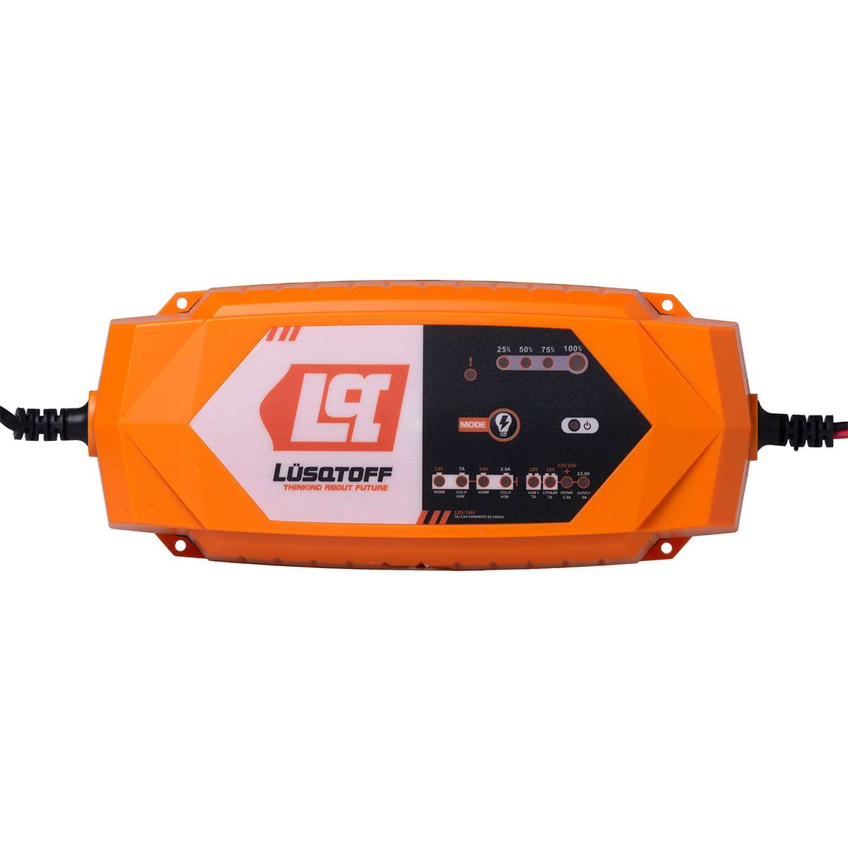 Cargador De Batería Inteligente Lusqtoff LCT-7000 120W 2-60ah